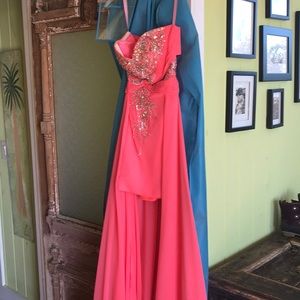 Beautiful coral dress